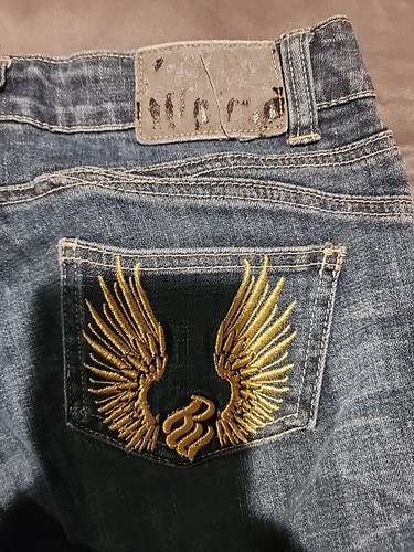Rocawear Jeans Women's / Juniors Size 3 Gold Embroidery On Pockets - Picture 13 of 13
