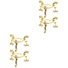  Set of 2 Crystal Stands for Display Sphere Holder Balls Rack Craft Base