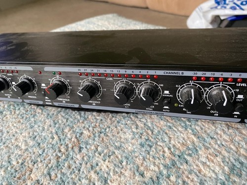 Citronic CL22 Stereo Compressor / Limiter / Gate Professional 19" Rack Mount 1U - Picture 3 of 6