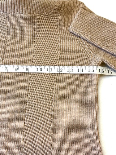 NEW Sportscraft Womens Cameron Knit Dress 8 S Camel Melange Pencil Merino Wool - Bild 9 von 11