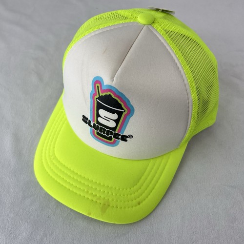 Limited Edition Florescent Green Slurpee 7-Eleven 7-11 Trucker Hat Snapback New - Picture 4 of 8