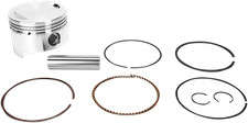 WISECO Piston Kit - 76.50 Mm - Fits Kawasaki 4671M07650