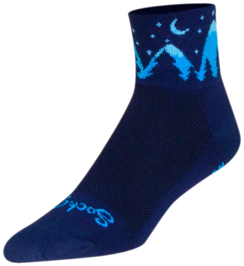 SockGuy Classic Midnight Socks Ankle Socks SmallMedium Black 3190₽