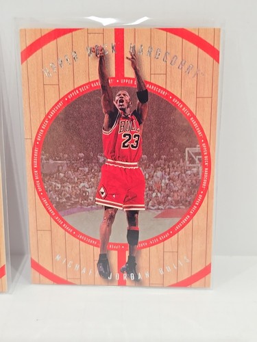 1998-99 MICHAEL JORDAN HARDCOURT #23 AND  #23A - Picture 6 of 6