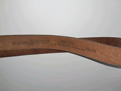 Ariat Men's L Western Brown Leather Belt Limited Edition Buckle 2007 - Picture 4 of 8