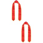  2 STÜCKE Graduate Ehrenschärfe Dekoration Abschluss Unisex Etikette Gürtel