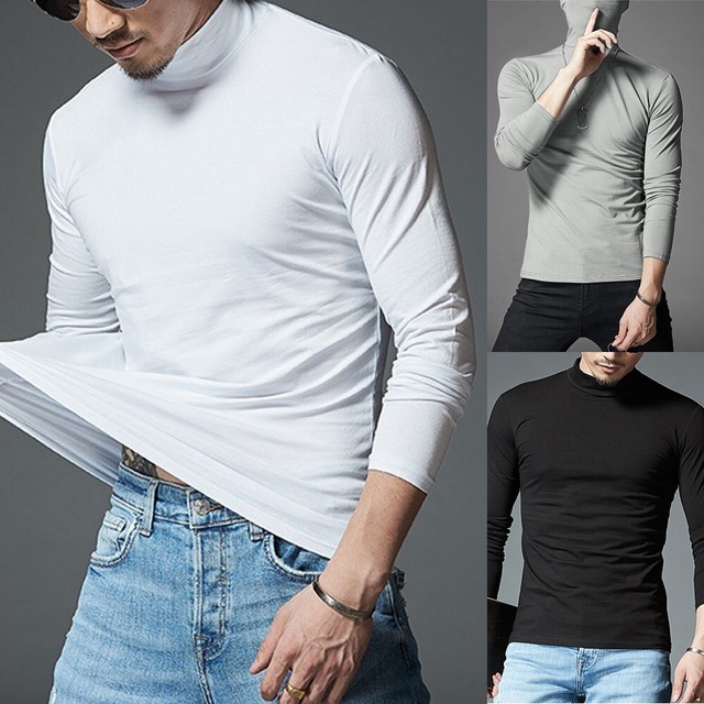 Men's tops T-shirt Indoor Outdoor Tee Autumn Basic White /Black / Gray Men's tops T-shirt Indoor Outdoor Tee Autumn Basic White /Black / Gray