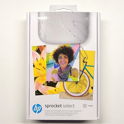 HP Sprocket Select Portable 2.3x3.4 Instant Photo Printer (Eclipse) HPISPSLE NEW - Picture 5 of 14