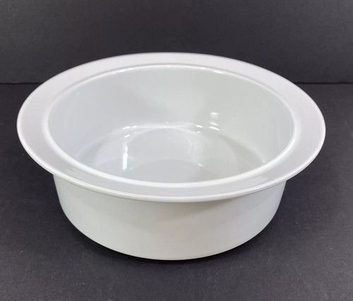 Dansk Cafe Blanc Rim 9" Round Vegetable Serving Bowl White Thailand - Picture 1 of 7
