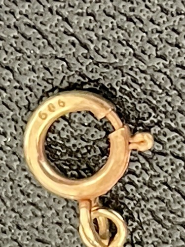 14 Karat Gelbgold 5,6 mm Perlen Stab Gliederkette - 16 Zoll (F8) - Bild 7 von 7