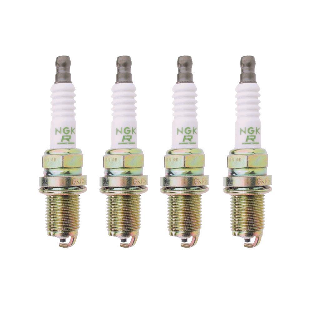 NGK Set of 4 V-Power Spark Plug Nickel V-Cut Ground Electrode Nickel For L4 H4
