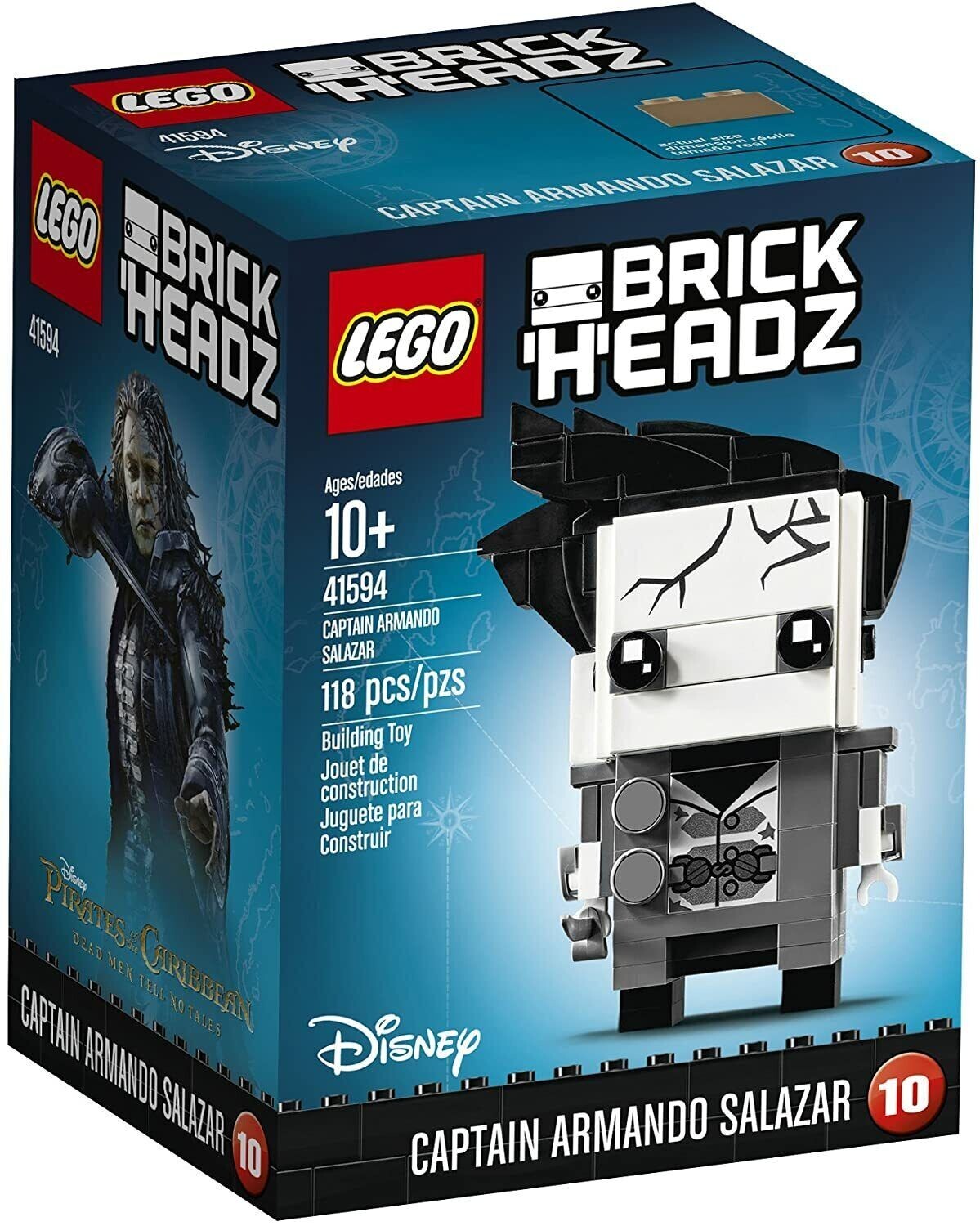 LEGO BrickHeadz Captain Armando Salazar 2017 (41594) NIB