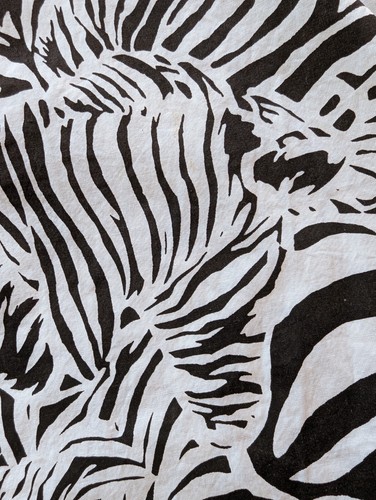 Supre Sommerkleid Damen Gr. Small Zebramuster Spaghettiträger Baumwolle Stretch Knie - Bild 4 von 7