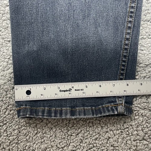 Liz Claiborne Jeans Womens 20W Blue Modern Straight Denim Mid Rise 42x27 Ladies - Picture 15 of 21
