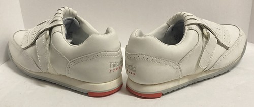 Etonic ST6005 Kiltie White Strap SoftSpike Golf Oxfords Shoes Mens US 9-1/2 - Picture 3 of 8