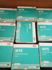 6 NEW BYD Care N95 Particulate Respirator individually wrapped and foldable