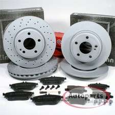 Zimmermann Bremsen Ø 320 mm + Ø 295 mm vorne hinten für Mercedes A+B Klasse CLA