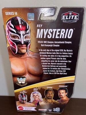REY MYSTERIO Signed WWE Elite LEGENDS Series 16 Action