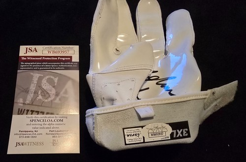 PHILADELPHIA EAGLES NOLAN SMITH JR AUTOGRAPHED SIGNED GLOVE JSA COA - 第 2/3 張圖片