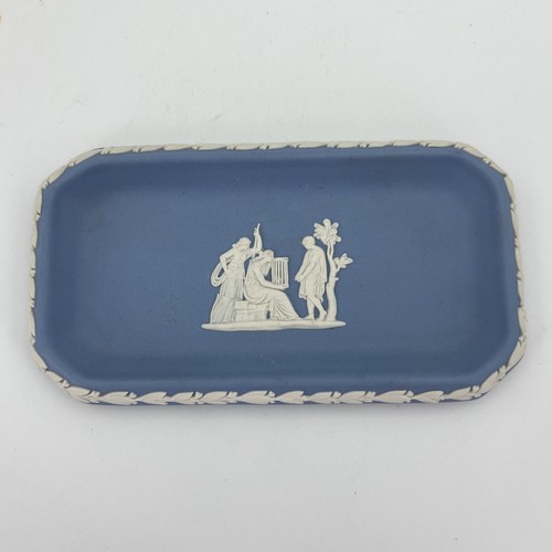 Englischer Porzellan Teller Wedgwood Celeste Azzurro Vintage Tablett - Bild 2 von 7