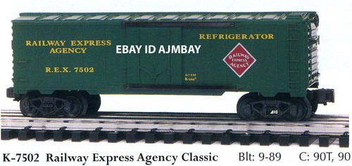 K-LINE 7502 REA 7504 READING 7509 N/H STATE OF MAINE 7511 FRISCO FRT CARS NEW - Picture 2 of 4