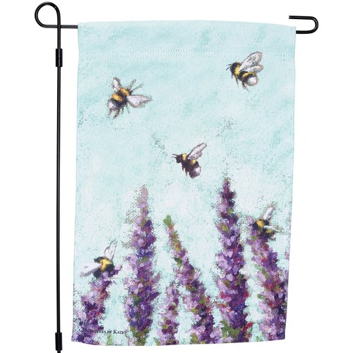 Primitives by Kathy Lavender Garden Flag 454514 - Picture 3 of 3