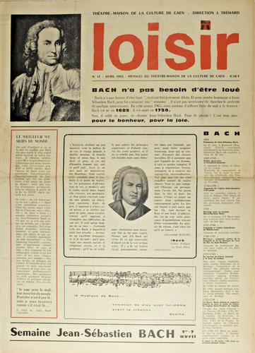 FREIZEITZEITZEITSCHRIFT THEATER HAUS DER KULTUR von CAEN JO TREHARD 4 NUMMERN 1965 - Bild 3 von 5