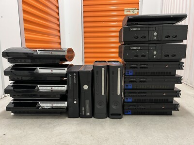 Lot PlayStation 3 PS3 FAT CechA01 Backwards Superslim PS2 XBOX 360 Consoles Part