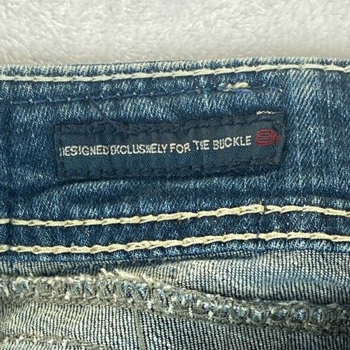 Silver Jeans Womens W26 L31 (Actual 24X29) Blue Suki Mid Slim Bootcut Buckle - Picture 10 of 12