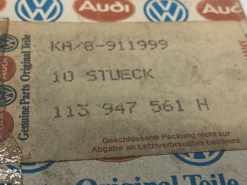 VW Beetle Bug T2 T25 Golf MK1 Dome light Switch Button 113947561H Genuine NOS - Picture 4 of 4