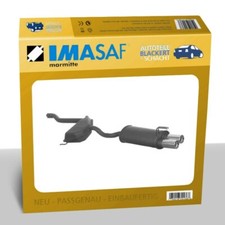 IMASAF Auspuff Sportauspuff ab Kat für Fiat BRAVO (182) 2.0 HGT 2x76mm