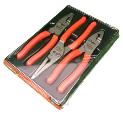 #ad New Snap on™ PL347ACFO Talon Grip™ Slip Joint Plier Set HJ47ACF 47ACF LN47ACF $189.99