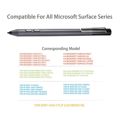 con sensibilità alla pressione di 4096 livelli per Surface Pro 7 6 (blu scuro) - Bild 6 von 9