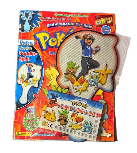 Neu Pokemon Magazin mit Extra sealed 2014 Nr. 78 Zeitschrift Panini Paddle