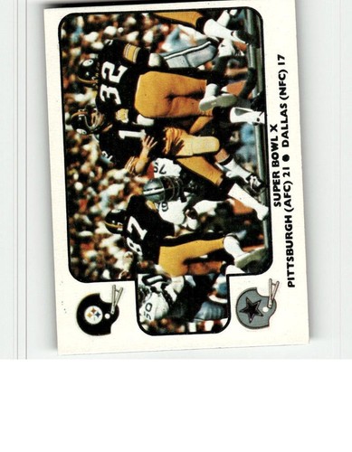 SUPER BOWL X CARD #66 OF 67 BFU4R3S102P4 FREE SHIPPING