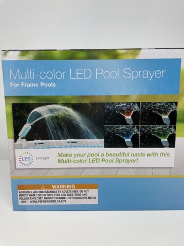 Intex MultiColor LED Pool Sprayer for Above Ground Swimming Pools - Picture 2 of 5