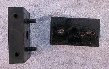 Hillman Minx, Husky side valve pair of new Engine Mounts 1950 to 1956 - Picture 1 of 1