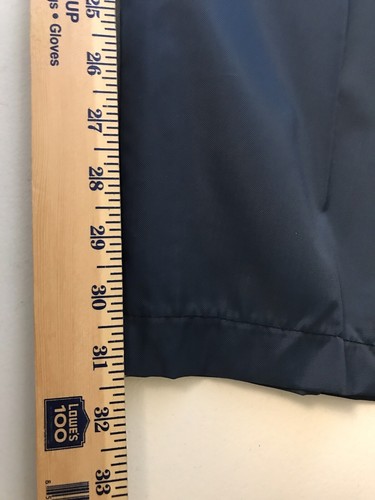 Vtg Bike Athletic Windbreaker Pants Mens L Navy Blue Pockets Elastic Waist NWOT - Picture 12 of 13