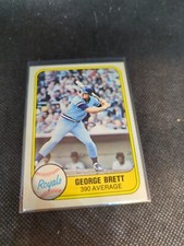 1981 Fleer Baseball #655 George Brett Kansas City Royals