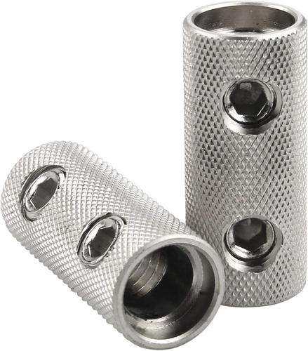 2Pcs 0/1 Gauge Wire Audio Car Brass Terminal Butt Connectors Car Stereo Power or - Picture 6 of 12