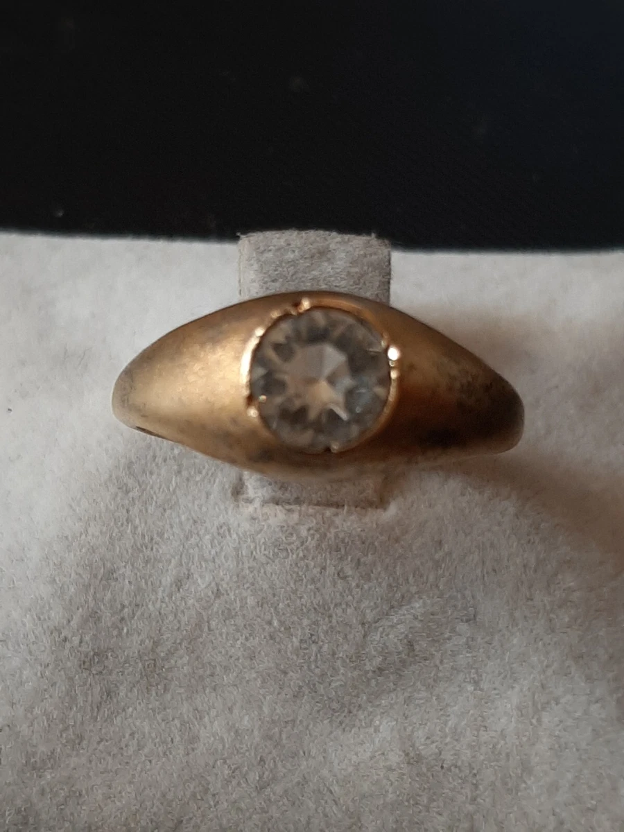 Anello uomo shop placcato oro