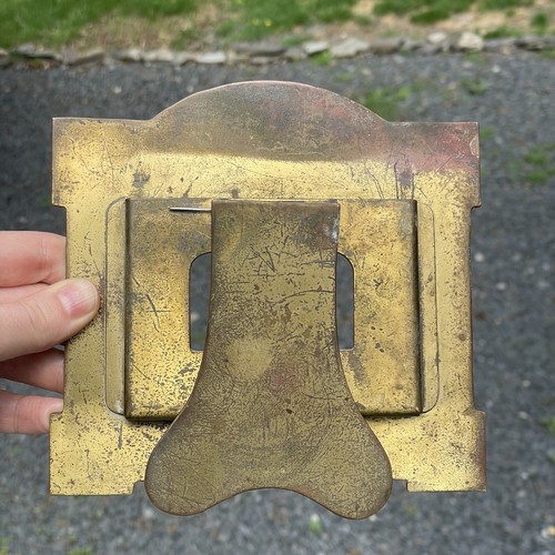 Antique Gilt Bronze Picture Frame Art Nouveau Victorian 19th C. Table Decor - Picture 4 of 9