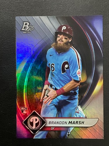 Brandon Marsh 2022 Bowman Platinum Rookie Philadelphia Phillies Card #4 - Bild 1 von 2