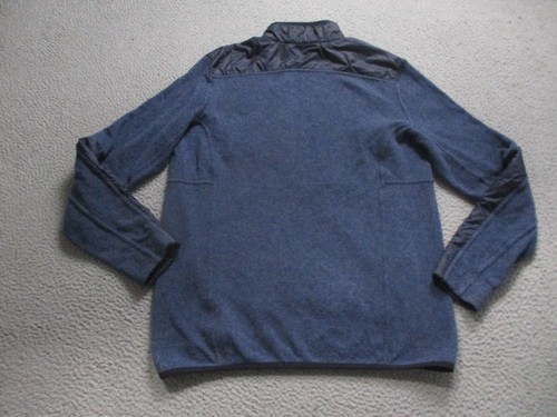Outdoor Research Jacket Mens Large Blue Wool M's Cyprus Hybrid Half Zip Outdoor - Picture 7 of 11