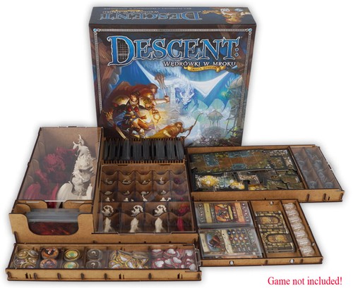 Docsmagic.de Organizer Insert for Descent 2nd Edition Box - Einsatz - Picture 1 of 9