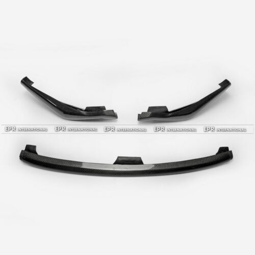 For Nissan 370z z34 Zenki 09-12 JDM Carbon Front Bumper Lip (Pre-facelift) 3pcs - Picture 2 of 11