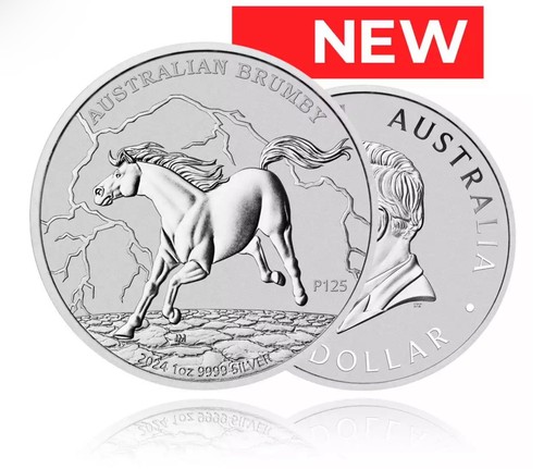 2024 Australian Brumby 1oz Silver Bullion Coin, in capsule Low Mintage 25,000 - Picture 5 of 8