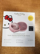 Geske HELLO KITTY SmartAppGuided Sonic Thermo Facial Brush 5-in-1  - W1A