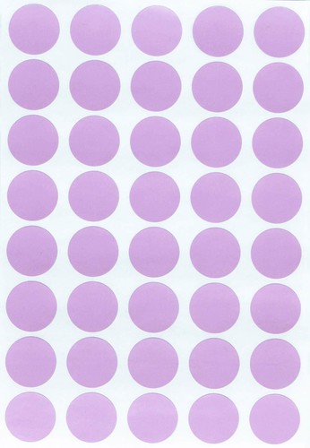Colored Round Small Dot ~3/4 Inch Stickers Office Labels 19mm Circular Stickers - Picture 34 of 37