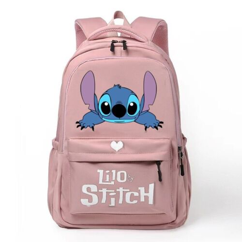 stitch Backpack School Rucksacks Shoulder Laptop backpacks unisex bag - Picture 11 of 31